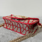 Valentino Small Loco Toile Iconographe Shoulder Bag